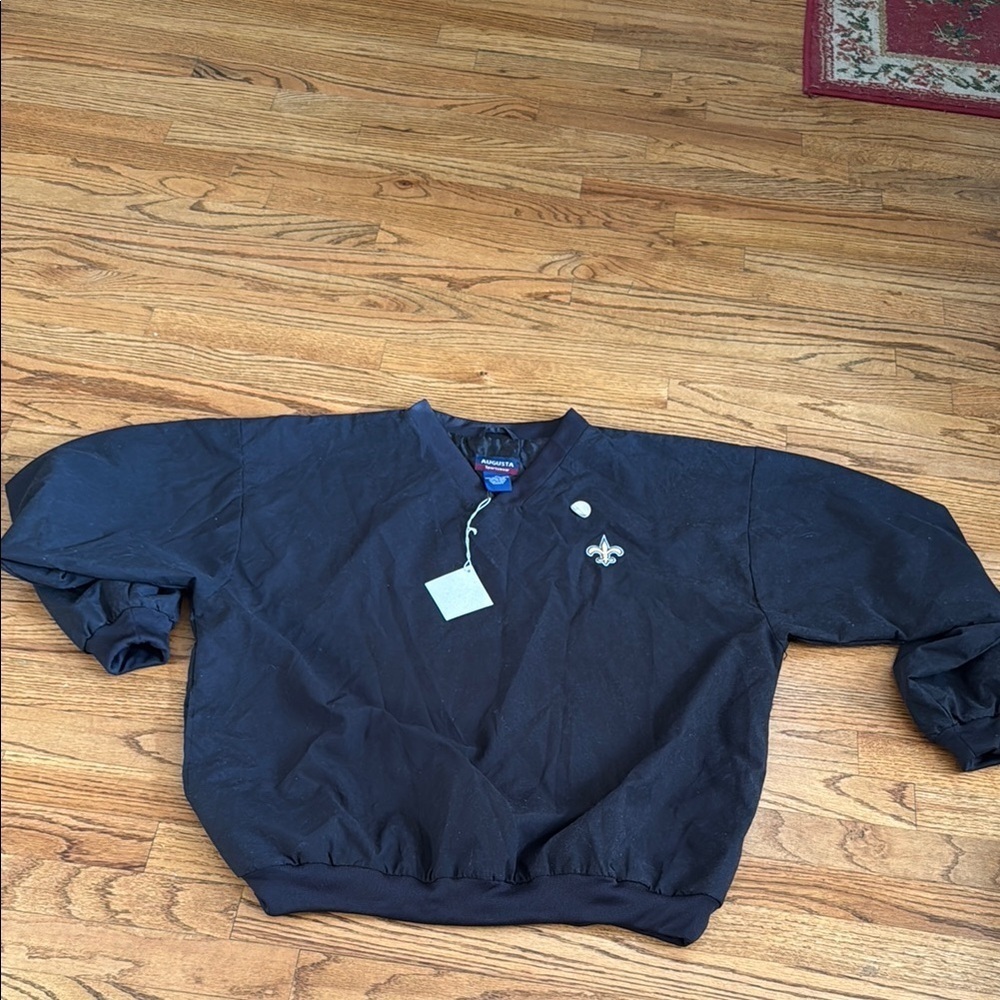 Men's Black New Orleans Saints Pullover